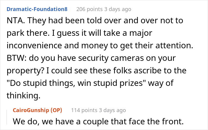 Entitled Neighbors Get Their Car Towed After Repeatedly Parking In Man&rsquo;s Driveway And Ignoring His Requests To Stop