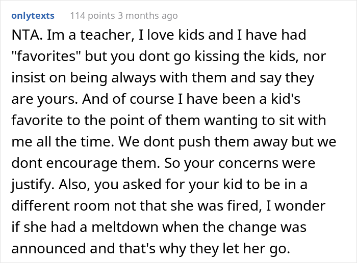 Mom Is Disgusted With How Daycare Worker Treats Her Daughter, Reports It To The Director And Gets Her Fired Mom Is Disgusted With How Daycare Worker Treats Her Daughter, Reports It To The Director And Gets Her Fired