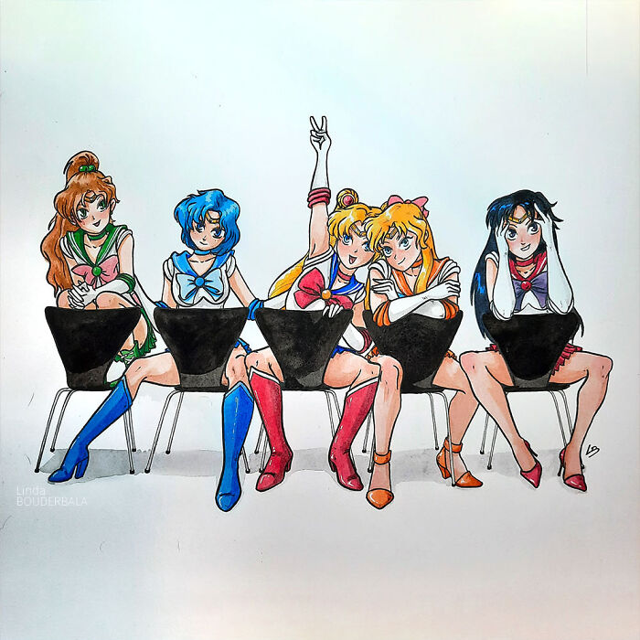 I Recreate Album Covers With Pop Culture Characters (11 Pics)