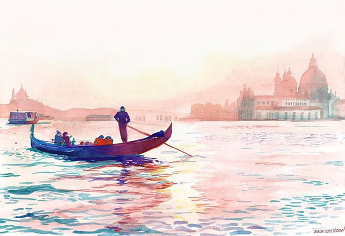 My 21 Watercolor Paintings Of Venice That Show The Beauty Of This City