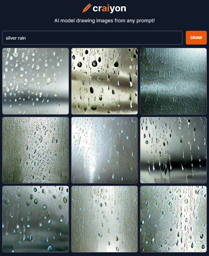 It Looks Like Rain Dripping Down Windows