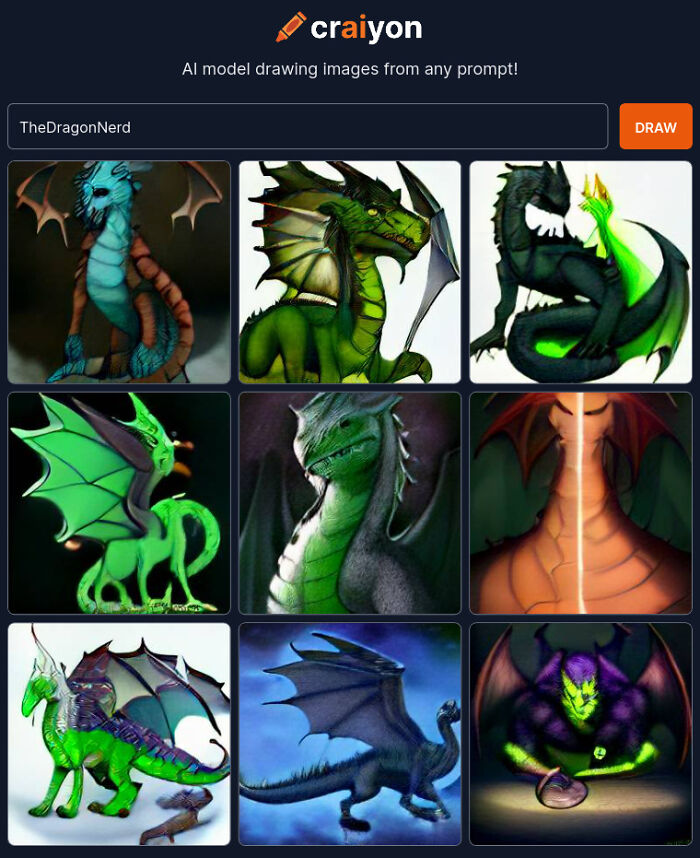 Craiyon- Rowan-The-Dragon-Nerd (These Are Actually Sorta Cool)