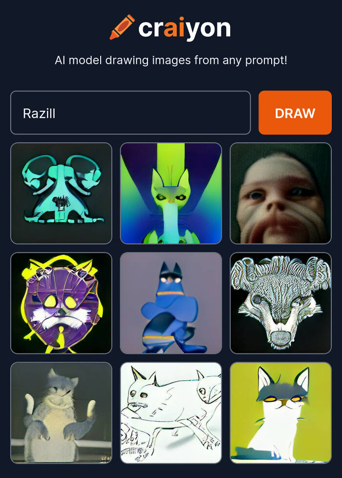 Not Sure How They Got The Cat-Like Images From Razill But Kind Of Appropriate