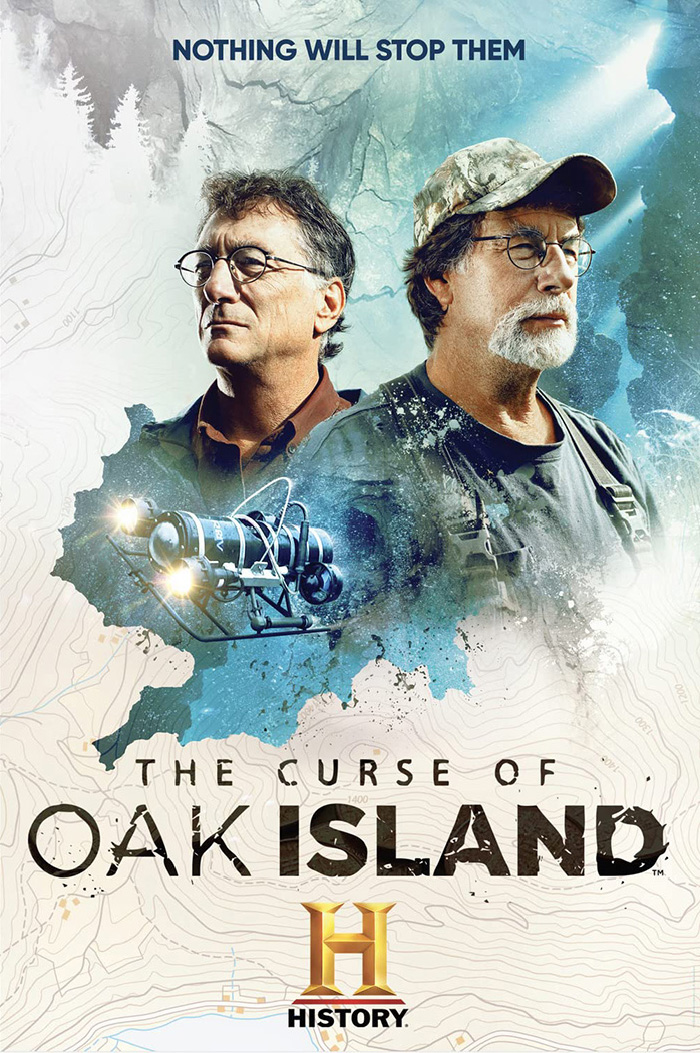 Movie poster for "The Curse Of Oak Island"