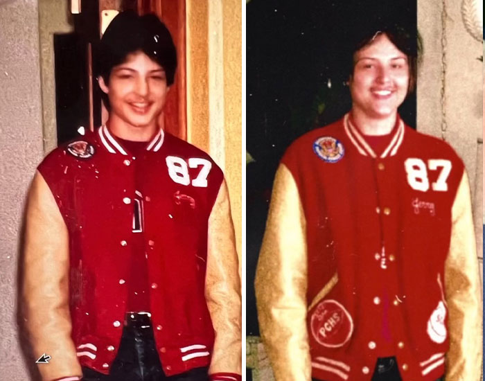 “Genetics Really Said Copy And Paste”: People Are Amazed At How Similar This Woman Looks To Her Dad In These 5 Recreation Photos “Genetics Really Said Copy And Paste”: People Are Amazed At How Similar This Woman Looks To Her Dad In These 5 Recreation Photos