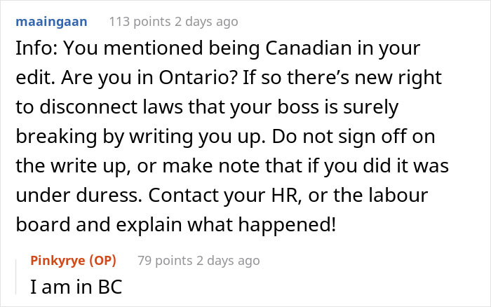 New Boss Is Mad At This Woman Because She Didn't Want To Cover A Shift And Went On Vacation