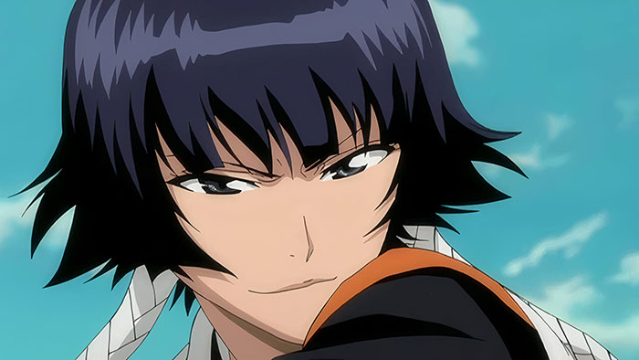 Anime character with short black hair and confident expression, representing favorite female anime characters.