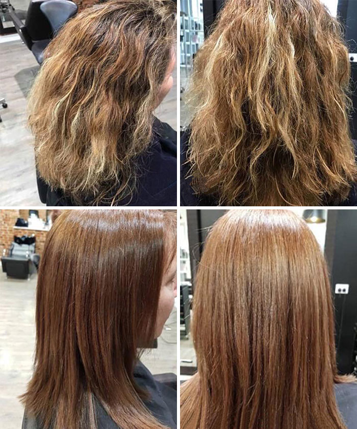 The Before Is My Mum After The Local Salon Did Her Hair, The After Is A Completely Different Woman