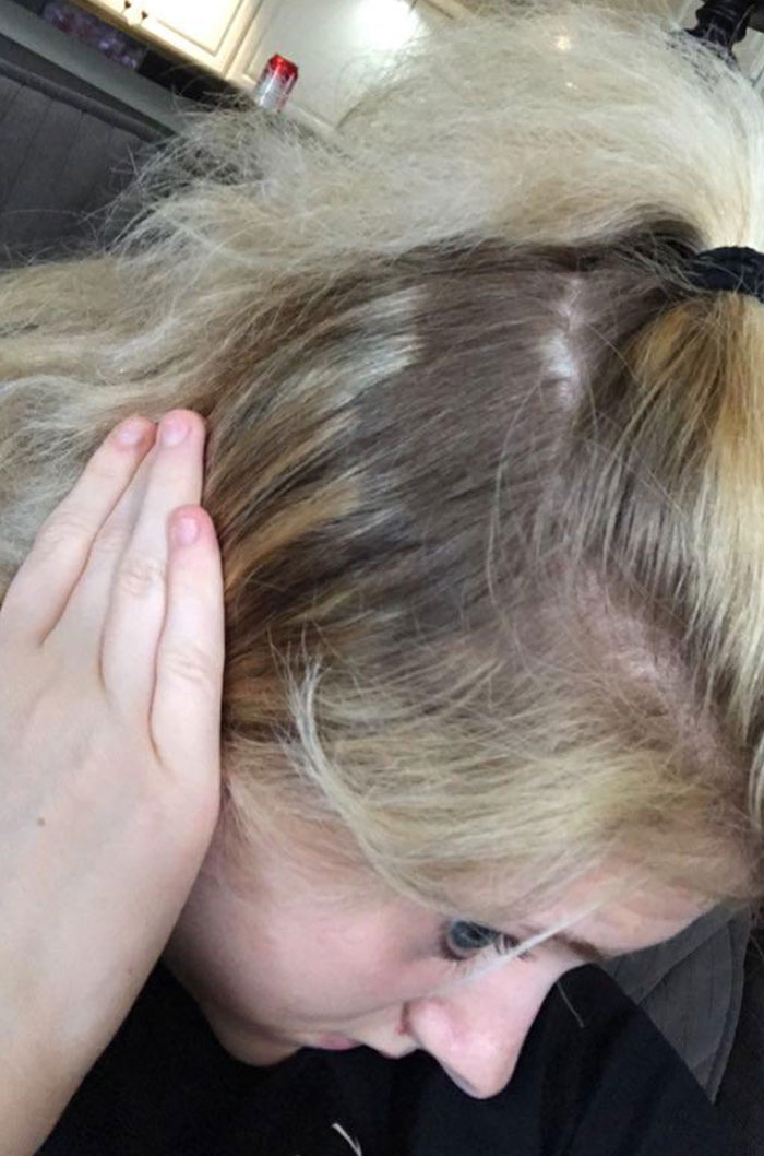 This Was Done At A Salon