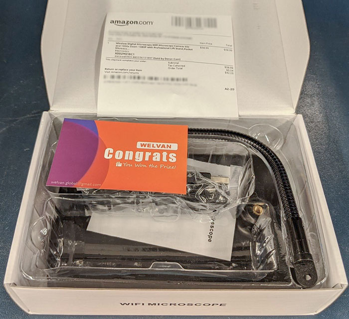 Bought A Microscope On Amazon. Box Arrived Missing The Microscope