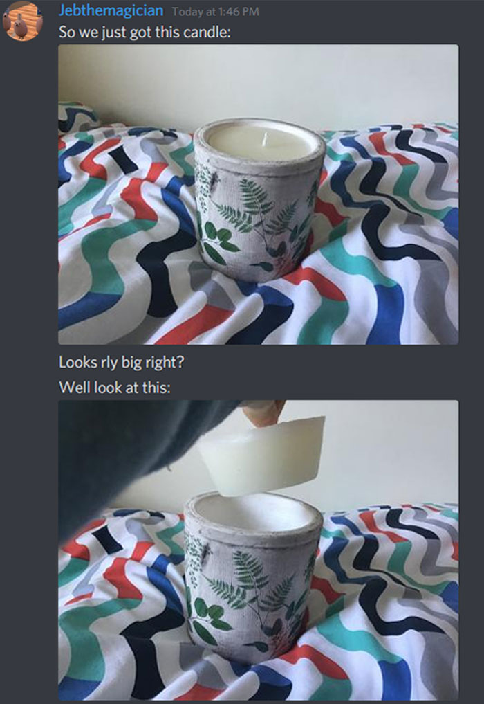 Neighbor Got A New Candle