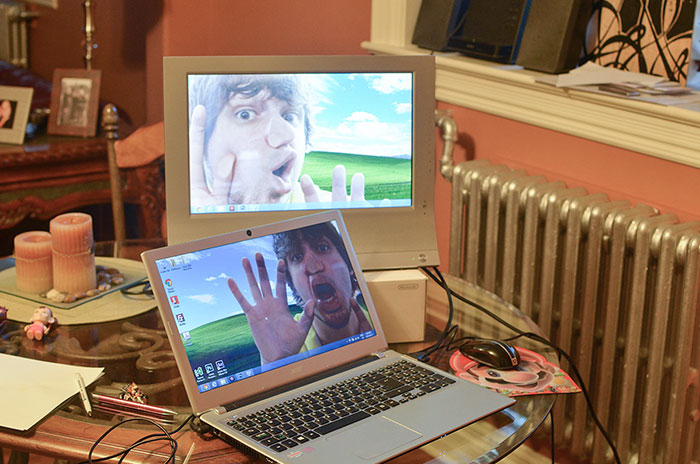 My Daughter Had A Nightmare About Me Getting Sucked Into The Computer, After She Watched Tron. This Is What She Will Wake Up To