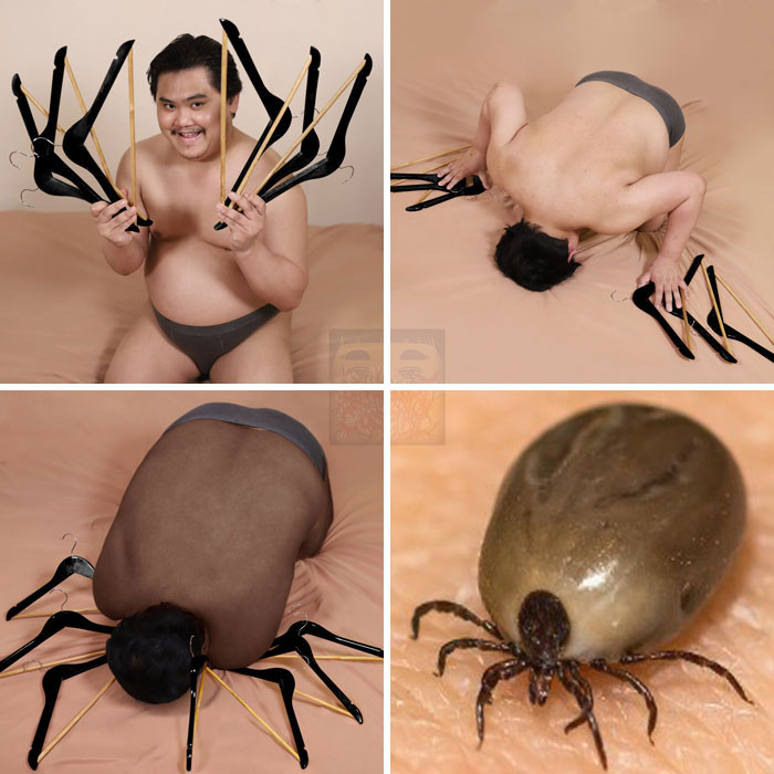 Man cosplay tick