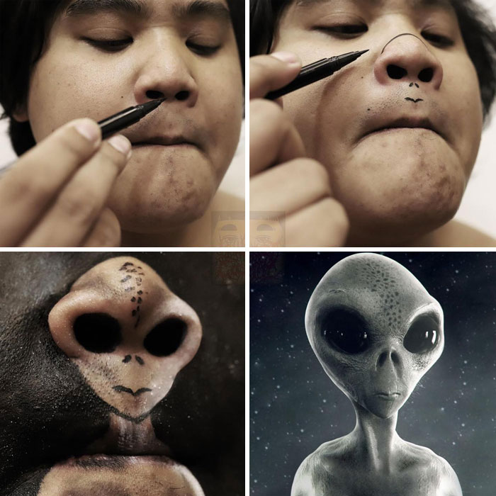 Man cosplay Alien