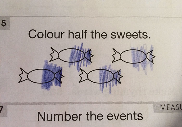 It Seems That Malicious Compliance Begins At The Young Age