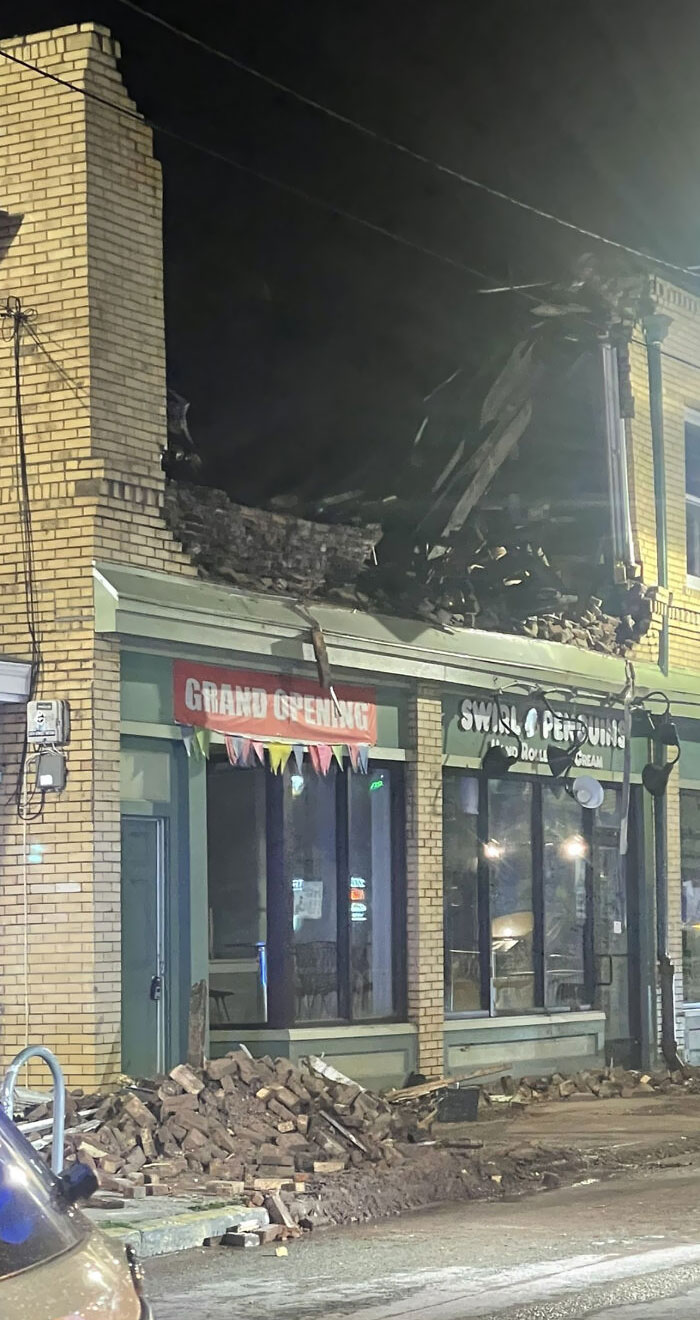 Not Sure They Intended For The "Grand Opening" Sign To Become Quite So Literal