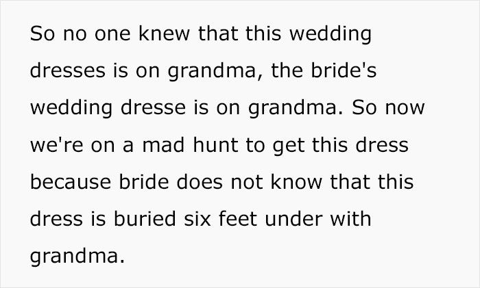 This Bride-To-Be’s Grandmother Was Buried In Her Wedding Dress And People Are Loving The Dramatic Turns In The Story This Bride-To-Be’s Grandmother Was Buried In Her Wedding Dress And People Are Loving The Dramatic Turns In The Story