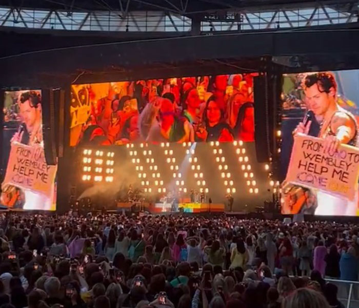 &ldquo;You're Officially Gay, My Boy&rdquo;: Harry Styles Helps A Fan Come Out At Wembley Concert