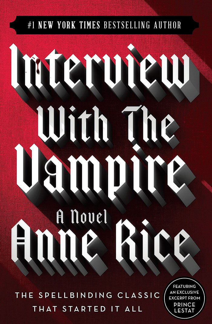 Interview With The Vampire By Anne Rice book cover 