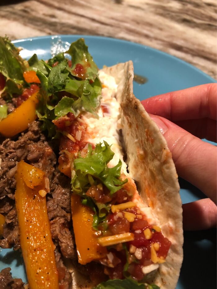 Husbands Attempt At Making Fajitas