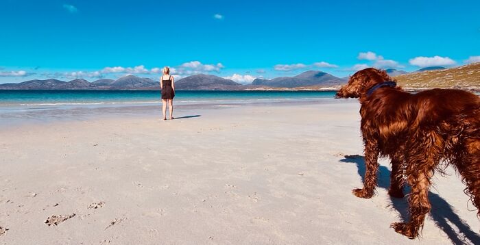 Luskentyre Beach, Isle Of Harris, Scotland