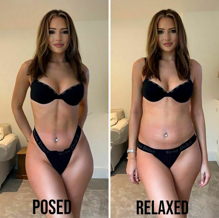 Influencer Shows Both 'Perfect' And Unedited Photos On Instagram So People Know The Whole Truth