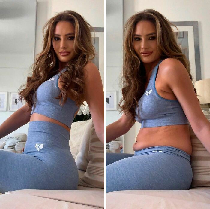 Influencer Shows Both 'Perfect' And Unedited Photos On Instagram So People Know The Whole Truth