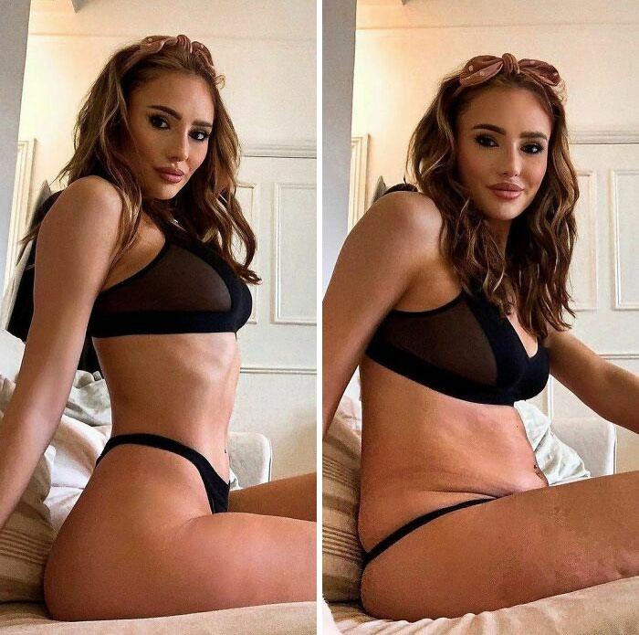 Influencer Shows Both 'Perfect' And Unedited Photos On Instagram So People Know The Whole Truth