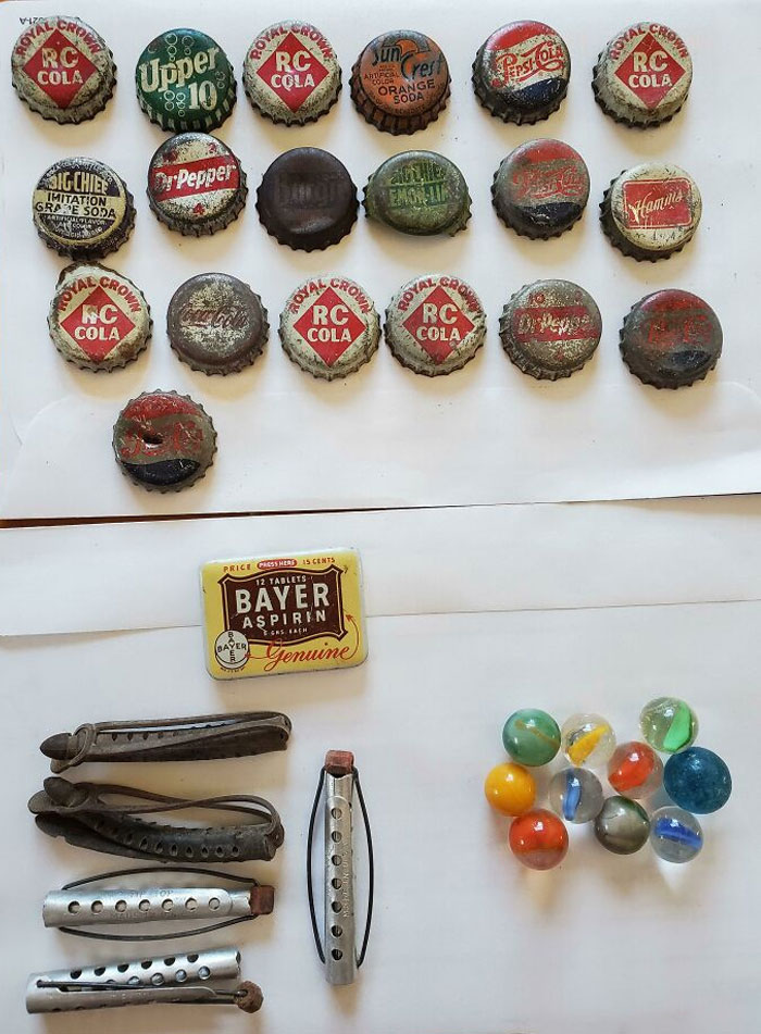 These Vintage Items I Found In A Mouse Nest In My Wall