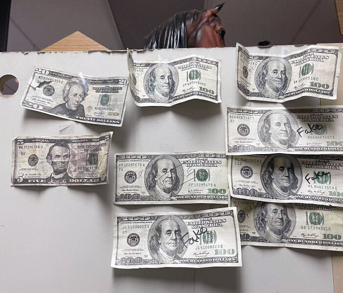 My Collection Of Fake Bills Has Grown Quite A Bit This Year. Careful Out There Fellow Cashiers