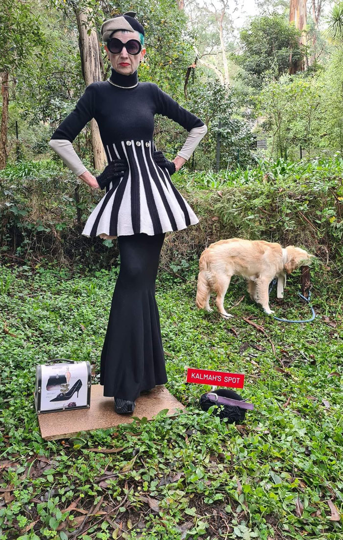 Here I Am In My Backyard In Last Saturday's Work Ensem, Which Is Basically A Dress (With A Full Petticoat Underneath) Over A Skirt