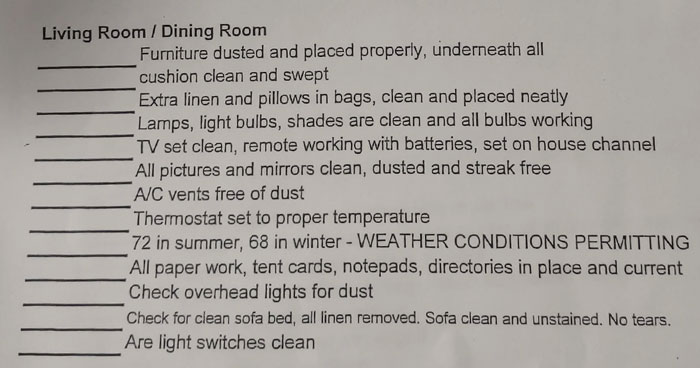 Housekeeper Getting $12/Hour Receives A Checklist With 85 Tasks She Has To Complete In An Hour To Not Get Fired
