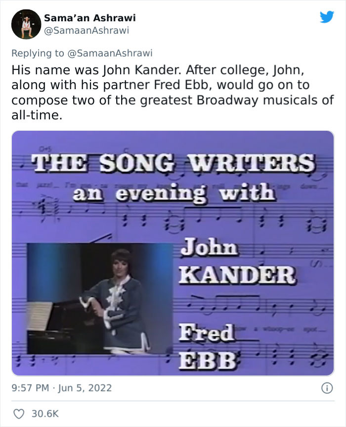 Man Uncovers &lsquo;Cabaret&rsquo; Composer&rsquo;s Relationship With His Grandpa After Finding Vinyl Dedicated To Him