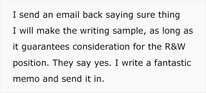 Lawyer Is Asked To Hand In &lsquo;A Free Writing Sample&rsquo; As Part Of His Job Interview, Makes The Firm Regret It Later