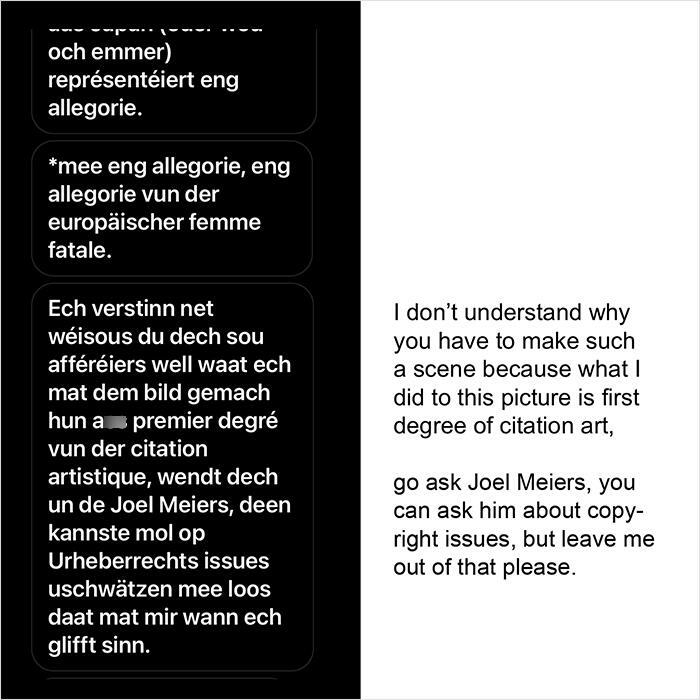 World Famous Photographer Accuses Artist Of Ripping Off Her Work, Is Shocked By His Response