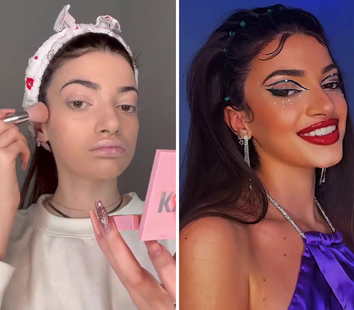 "Makeup Should Be Illegal": TikToker That People Call Mr. Bean's 'Daughter' Embraces 'Catfish' Claims By Posting Makeup Transformations