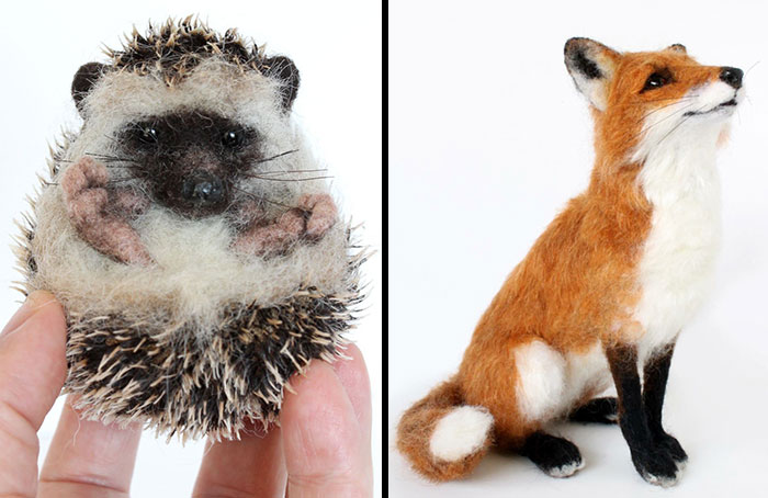 I Needle Felt Wool Sculptures Of Wildlife, Trying To Capture The Individual Character Of Each Animal (30 New Pics)
