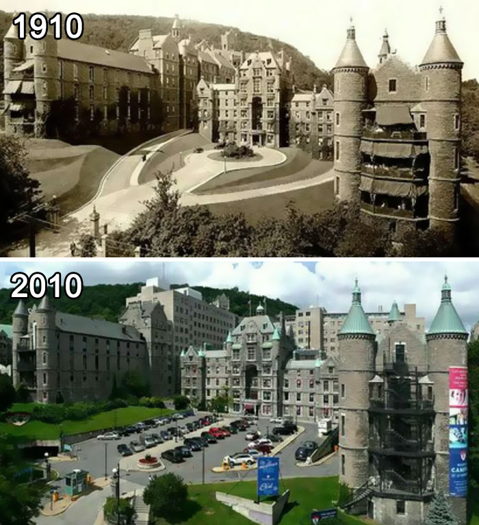 Hospital Royal Victoria, Montreal. 100 años de diferencia