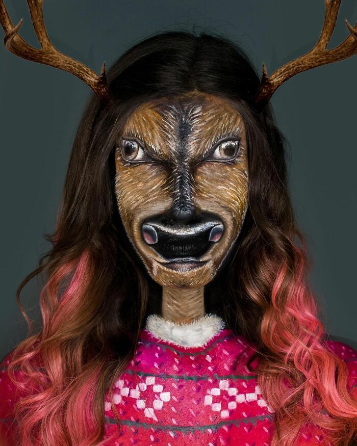 Extraordinary Makeup : A Couple Impressed Everyone With Their Great Artistic Skills ( 20 Pics )