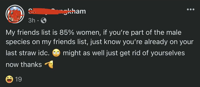 Then Why Did You Accept Their Facebook Friend Request In The First Place?