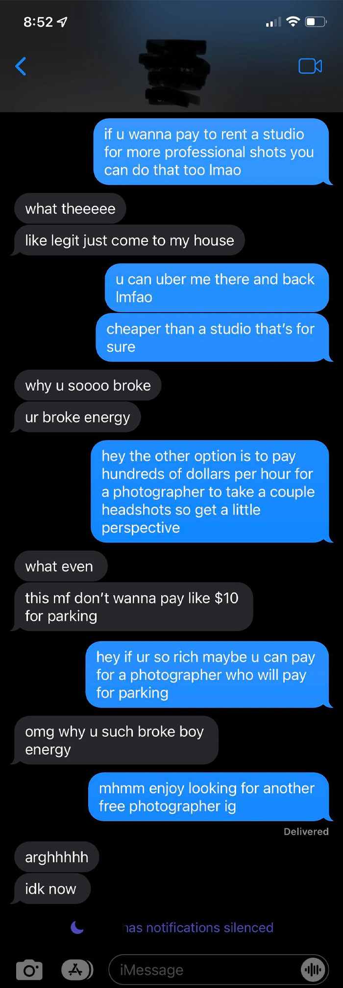 I Offered To Take Head And Body Shots Of Her For Free To Send Into A Modelling Agency. I Didn’t Want To Drive All The Way To Her Place Or Pay For Parking…