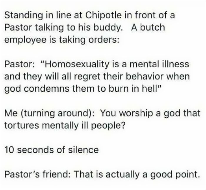 If You Are Religious And Gay Remember : He Is More Disappointed In You For Not Drinking Enough Water Than For Being Gay