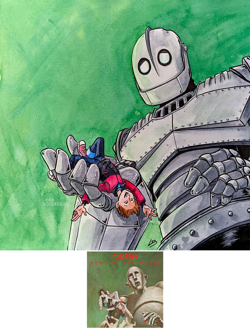 Queen - New Of The World / The Iron Giant