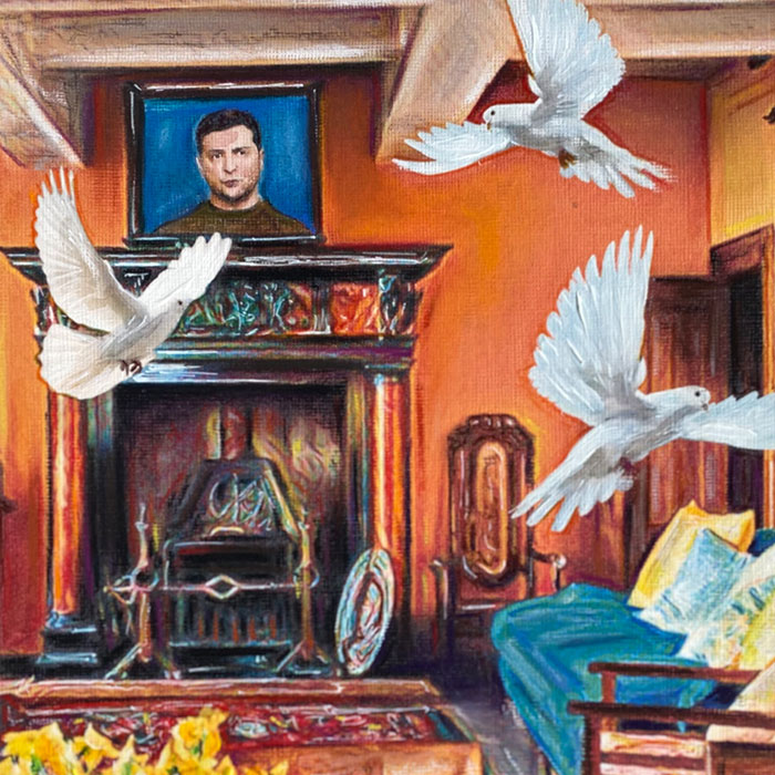 My 28 Themed Room Paintings Featuring Celebrities And Animals