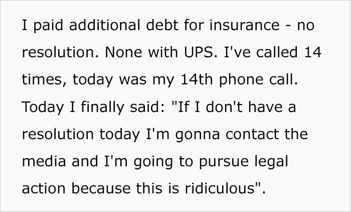 This Woman Upset As UPS Damages Her $700 Package, Moves It Around For 2 Months And Then Just Throws It Away This Woman Upset As UPS Damages Her $700 Package, Moves It Around For 2 Months And Then Just Throws It Away