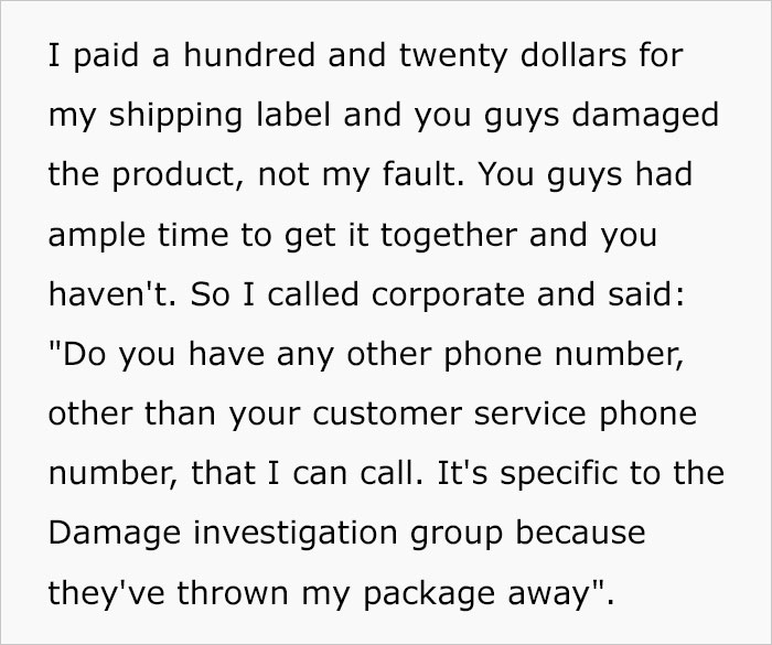 This Woman Upset As UPS Damages Her $700 Package, Moves It Around For 2 Months And Then Just Throws It Away This Woman Upset As UPS Damages Her $700 Package, Moves It Around For 2 Months And Then Just Throws It Away