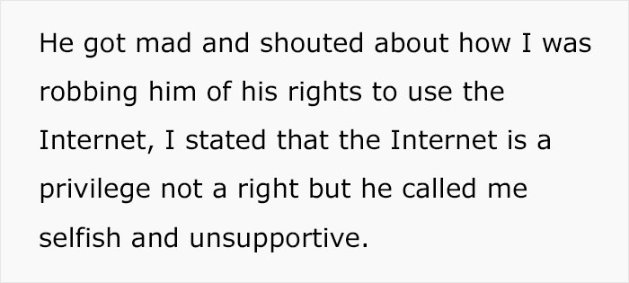 "Am I The Jerk For Refusing To Give My Husband My New WiFi Password?" "Am I The Jerk For Refusing To Give My Husband My New WiFi Password?"