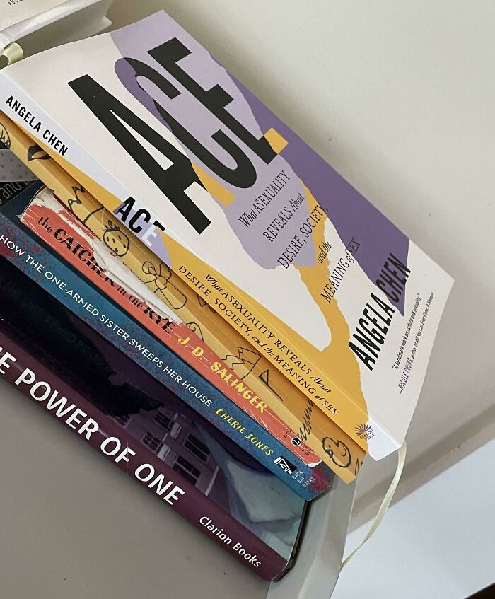 Came Out To My Mom A Few Months Ago. Saw This On Her Shelf Of Books She's Currently Reading. Made Me Smile