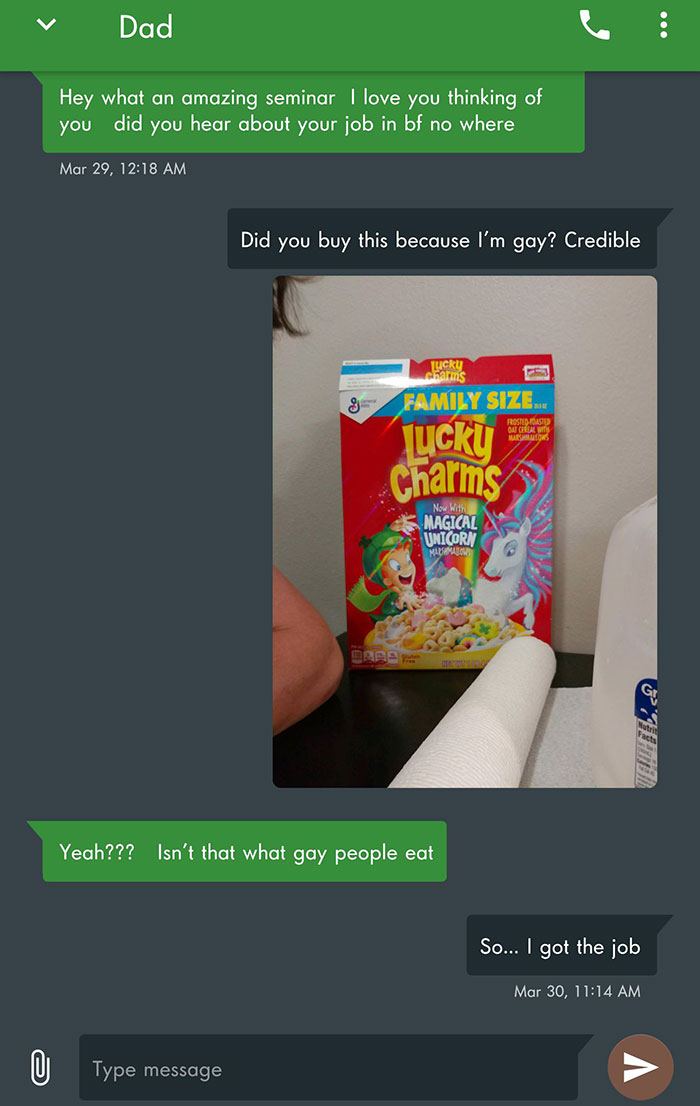 Dad Came To Visit Me And My Boyfriend, And Bought Breakfast