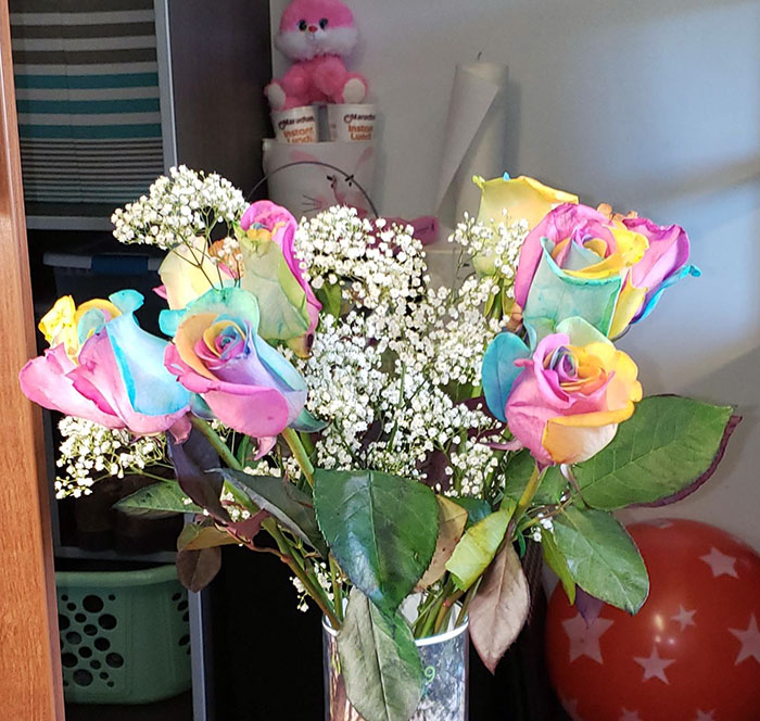 I Came Out To My Parents In April Of 2018. This Year For My Birthday, My Mom Had These Delivered To My Dorm. It Makes My Heart So Happy